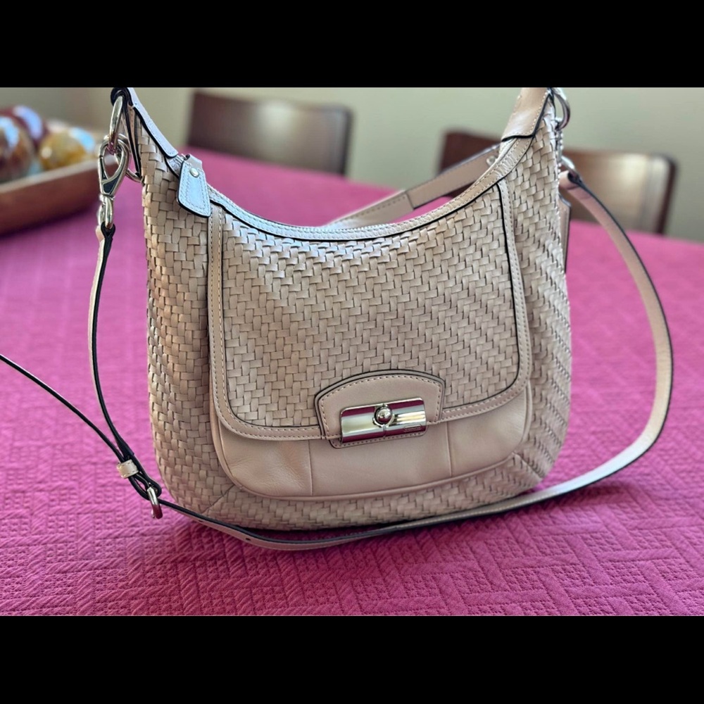 Coach Kristen Woven Hobo Bag